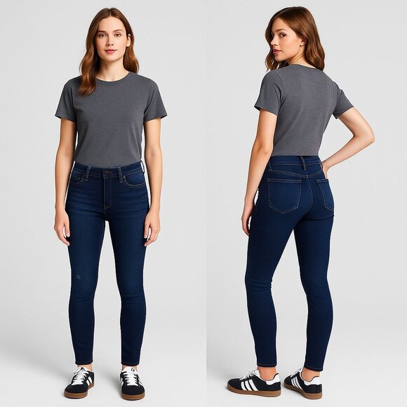 NWTβ¨KUTπΉFROM THE KLOTH High-Rise Donna Ankle Skinny Jeans Sz 10 π Distressed - Picture 4 of 16